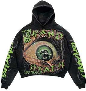 ชุดเซ็ตเสื้อผ้าสตรีทแวร์ออกกำลังกายแบบรักษ์โลก ผ้าฝ้ายเฟรนช์เทอร์รี่ 100% สำหรับฤดูหนาว  แบบสองชิ้น  รับสกรีนโลโก้  มีไซส์พลัส - Product Image 4