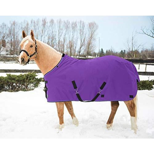 Couvertures pour chevaux en tissu Oxford imperméable de haute qualité, portables, personnalisées OEM, en vente directe du fabricant - Product Image 4