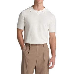 <b>Mens</b> Regular Fit <b>White</b> Knit for <b>Shirt</b> 100% Cotton Front Eco-Friendly Breathable <b>Short</b> <b>Sleeve</b> for <b>Shirts</b> Wholesale Export - Product Image 2