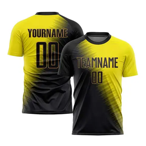 Uniformes de fútbol personalizados con logotipo sublimado, conjuntos completos de camiseta y pantalones cortos para entrenamiento de equipos, ropa deportiva para hombre - Product Image 3