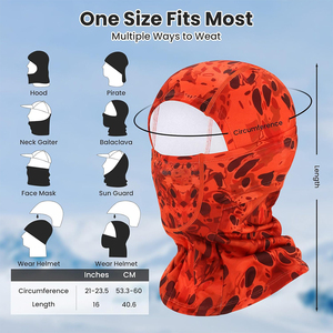 Pasamontañas Térmico de Invierno, Máscara Facial Cortavientos de Forro Polar, Cubrecabezas Completo para Esquí, Snowboard y Motocicleta - Product Image 4