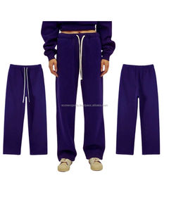 Ensemble de vêtements de course à pied décontractés pour hommes personnalisés OEM Winter Me'sn Survêtement Joggers Gym Wear Plus Size 2 Piece Suit - Product Image 2