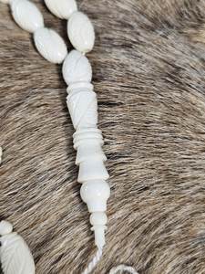Tasbih Decorativo de Hueso, Hecho a Mano, Cuentas de Oración Religiosas, Regalo - Product Image 3