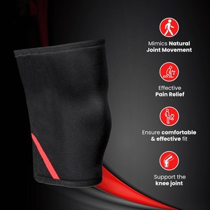 ปลอกรัดเข่าแบบระบายอากาศทำจากนีโอพรีนสำหรับป้องกันการบาดเจ็บในการเล่นกีฬาสำหรับทุกเพศ - Product Image 4