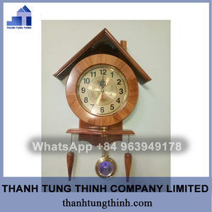 Reloj de pared de madera ecológico personalizado mejor valorado con diseño para colgar en la pared El mejor precio para mayoristas - Product Image 3