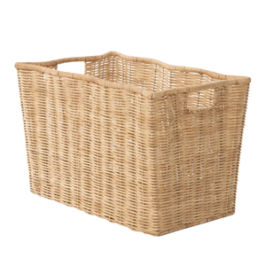 Wholesale Scalloped Edge Rattan <b>Laundry</b> Basket, Premium Rectangle Storage Basket Perfect For Home & Bedroom From Vietnam - Product Image 3