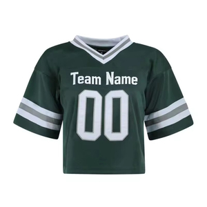 Camiseta Deportiva Personalizada de Fútbol para Mujer, Cuello en V, Transpirable, con Nombre y Número, Ropa de Equipo - Product Image 4