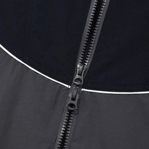 Custom Zip up Embroidered Logo Retro Nylon <b>Track</b> <b>Jacket</b> With Piping Blank Softshell Outdoor <b>Jacket</b> Windbreaker <b>Men</b> - Product Image 4