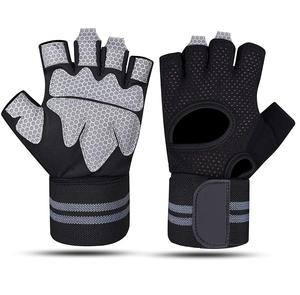 Gants de musculation et de fitness pour hommes, protection de la paume, pour entraînement en salle de sport, vente en gros, logo personnalisé - Product Image 5