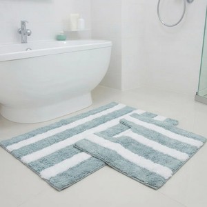 Chunky Jacquard Cotton Eco-Friendly Bathmat with Customized Color and Wave Pattern Classic Design Machine Made Multi-Purpose Use - Product Image 3