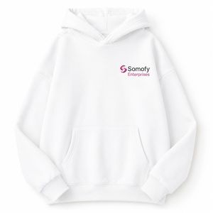 Sudadera con Capucha para Mujer Somofy Enterprises, 100% Algodón, Tejido de Punto, Logotipo Bordado con Impresión por Transferencia de Calor, Corte Regular - Product Image 1
