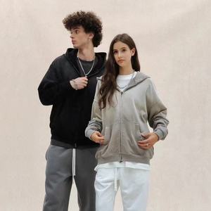 เสื้อฮู้ดซิปผู้ชาย ผ้าฝ้าย 100% ทรงปกติ สำหรับใส่ลำลองในฤดูหนาว - Product Image 3