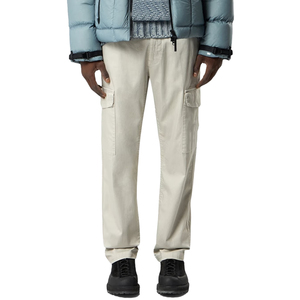 กางเกงคาร์โก้ผู้ชายพรีเมียม OEM ผ้าฝ้ายออร์แกนิคยืดได้ เนื้อผ้าซาตินเรียบ ทรงปกติ สไตล์สตรีทแวร์ กางเกงคาร์โก้แบบสั่งทำพิเศษ - Product Image 1