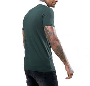 Chemises décontractées pour hommes STYLO INTERNATIONAL, anti-rides, respirantes, en polyester/coton tricoté, unies, avec poche et manches courtes - Product Image 2