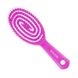 หวีสางผมสำหรับร้านทำผมแปรงหวีผมพร้อมเบาะและไม้พายวัสดุไม้บีชขนาด XL สำหรับนวดสปาผม - Product Image 1