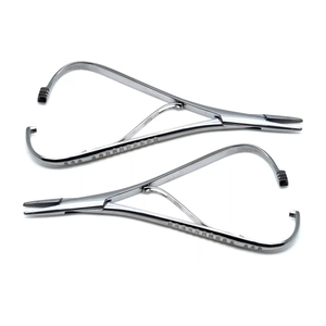 Portaagujas Dental, Pinzas Manuales Estándar, Juego de Herramientas Quirúrgicas, 2 Instrumentos Quirúrgicos de Acero Inoxidable, Ergonómicos - Product Image 6