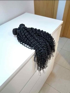 Wholesale 100% Natural Human Remy Indian Hair <b>Extensions</b> Double Drawn Kinky Straight Water Wave Style Soft <b>Braiding</b> - Product Image 2