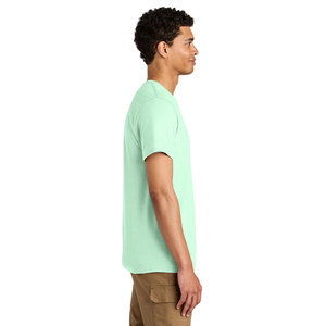 เสื้อยืดเจอร์ซีส์ 570M สีมิ้นท์ แบบยูนิเซ็กซ์ รับสกรีนลายเสื้อผ้าสำหรับธุรกิจ ขายส่ง เหมาะสำหรับการพิมพ์โลโก้, พิมพ์แบบ DTG และพิมพ์แบบดิจิทัล - Product Image 4