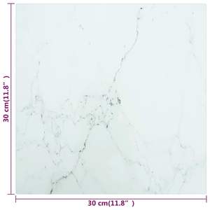 Petites incrustations décoratives pour table, inserts en verre trempé blanc - Product Image 5