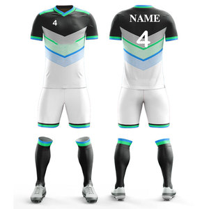 Custom Soccer Uniform Sets with Matching Shorts Full Kit <b>Compression</b> Breathable Athletic Youth Uniform Football Adult Sets - Product Image 1