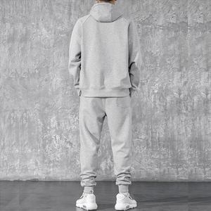 <b>Cheap</b> Custom Printed Breathable Autumn Fleece Full Length Sweatsuit Jogger Sportswear Cotton Tracksuit Men - Product Image 5