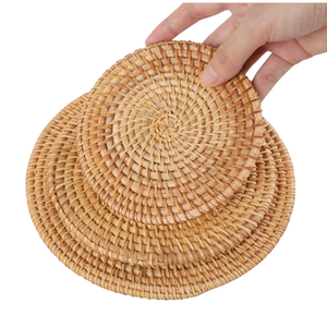 Platos de Mimbre Hechos a Mano al por Mayor, Hechos en Vietnam, Tejidos para Cafetería o Restaurante - Product Image 3