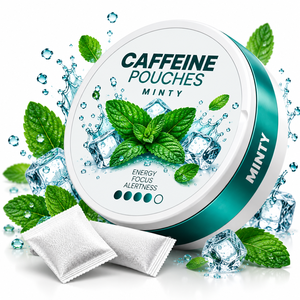 Sachets d'énergie ronds de 0,5 g de menthe verte sauvage fraîche de qualité alimentaire PIK, emballage en boîte - Product Image 1