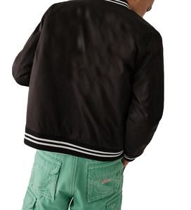 Chaqueta Universitaria de Satén de Moda para Hombre, Chaqueta Universitaria de Satén Personalizada de Alta Calidad, Chaqueta Universitaria de Baloncesto para Hombre - Product Image 4