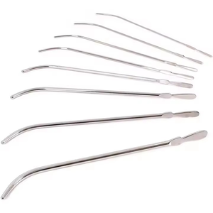 Juego de sondas uretrales Van Buren premium en forma de J, kit de dilatadores urológicos de acero inoxidable, juego completo de sondas uretrales masculinas - Product Image 6