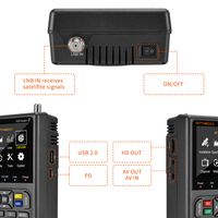 GTMEDIA V8 Finder 2, détecteur de satellite numérique portable, écran LCD de 3,5 pouces avec fonction BISS Auto Roll et analyse spectrale