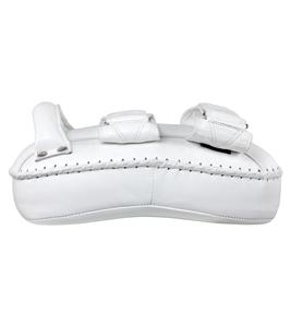 Almohadillas de entrenamiento de cuero personalizadas para boxeo, MMA, Muay Thai con logo personalizado para kickboxing y artes marciales. - Product Image 3