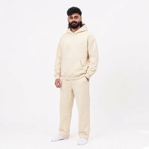 Ensemble de survêtements oversize en molleton épais, style streetwear, vente en gros, prêt pour la fabrication en usine - Product Image 3