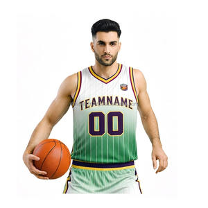 Fabricant de tenues de basketball personnalisées par sublimation, vente en gros de tenues de basketball unisexes, dernier design, style décontracté, service OEM - Product Image 3