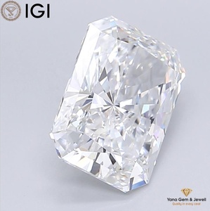 Diamant de laboratoire CVD Pure Glow 4,00 carats avec certificat IGI, taille radiant, clarté VVS1, couleur D, pour une magnifique bague de mariée - Product Image 3