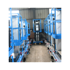 Plateforme élévatrice à ciseaux électrique, écoénergétique, capacité de 500 kg, hauteur de 7 m, certifiée CE, faible niveau sonore - Product Image 4