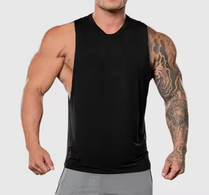 Débardeur de sport léger en coton pour homme, séchage rapide et respirant, idéal pour la gym, la course, le basketball et les sports d'été - Product Image 3