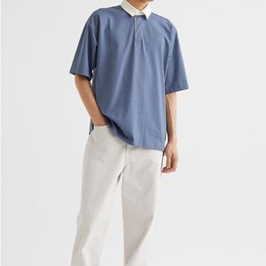 <span class=keywords><strong>Polo</strong></span> da <span class=keywords><strong>Uomo</strong></span> alla Moda, Tinta Unita, Vestibilità Slim, Taglie Grandi, Maniche Lunghe, Casual - Product Image 3