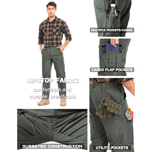 Pantalones Cargo Reflectantes para Hombre, Alta Visibilidad, Ropa de Trabajo Nocturna Segura, Pantalones Deportivos Multibolsillos, Ropa Técnica - Product Image 4
