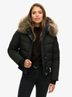 Veste d'hiver matelassée haut de gamme pour femme, vêtement décontracté d'extérieur personnalisé, coupe-vent avec fermeture éclair et poches latérales, manteau pour femme