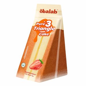 เค้กสามเหลี่ยมโอบาลาบ รสออริจินัล อบสดใหม่ เนื้อนุ่ม แพ็คเดี่ยว ขนมหวานสำหรับซูเปอร์มาร์เก็ต ขายส่ง - Product Image 3