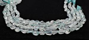 ลูกปัดโทแพซสีขาว AAA รูปทรงก้อนไม่เรียบ ขนาด 8x11-9x12 มม. ลูกปัดพลอยโทแพซสีขาว 12 นิ้ว ลูกปัดโทแพซสีขาวธรรมชาติ - Product Image 6