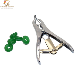 Alicates Aplicadores de Anillos de Castración Elastrator Profesionales de Acero Inoxidable Ajustables y Reutilizables, Instrumento Duradero Sin Sangre Para - Product Image 5