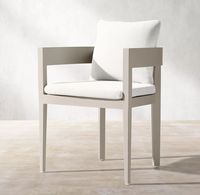 Ensemble de salle à manger d'extérieur de luxe moderne en alliage d'aluminium durable, résistant aux UV et imperméable, mobilier d'extérieur pour hôtel, villa, jardin, patio