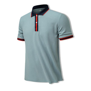 Camisetas Polo Personalizadas al por Mayor, 100% Algodón Piqué, Manga Corta, Antiarrugas, Camisetas Polo para Hombre con Logotipo de Marca, Camisetas Polo de Golf para Hombre - Product Image 2