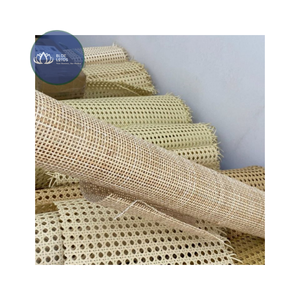 [DISPONIBLE] |   Rouleau de tissu en rotin, matériau en maille tissée radiofréquence |   Pour porte d'armoire, étagère de placard, projet de bricolage, artisanat, Vietnam - Product Image 1