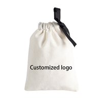 Sac en coton en gros 8x10cm, personnalisable avec logo, petite pochette noire à cordon, idéal pour les cadeaux de mariage, broches et pendentifs