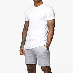 Shorts de sport pour hommes, vente en gros, entraînement actif, course à pied, séchage rapide, respirant, Oxford, 5 pouces, taille élastique, coupe asymétrique, couleur unie - Product Image 6
