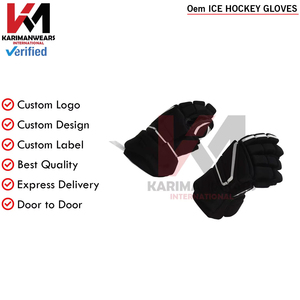 Gants de hockey sur glace OEM respirants et résistants aux chocs pour l'entraînement et les matchs – Fourniture d'équipement - Product Image 6