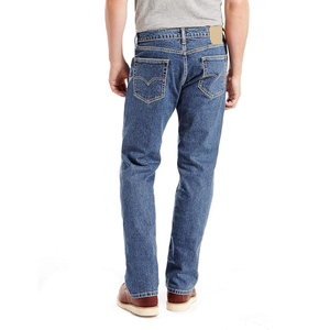 Jean en denim premium, coupe classique, mélange de coton doux, extensible et confortable, style moderne décontracté, coutures durables, pantalon pour homme, vêtement tendance. - Product Image 2