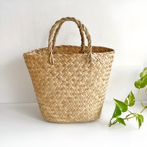 Bolsos de lujo de rafia y seagrass, bolsos de hombro tejidos para la playa, para mujer, se acepta OEM. - Product Image 3
